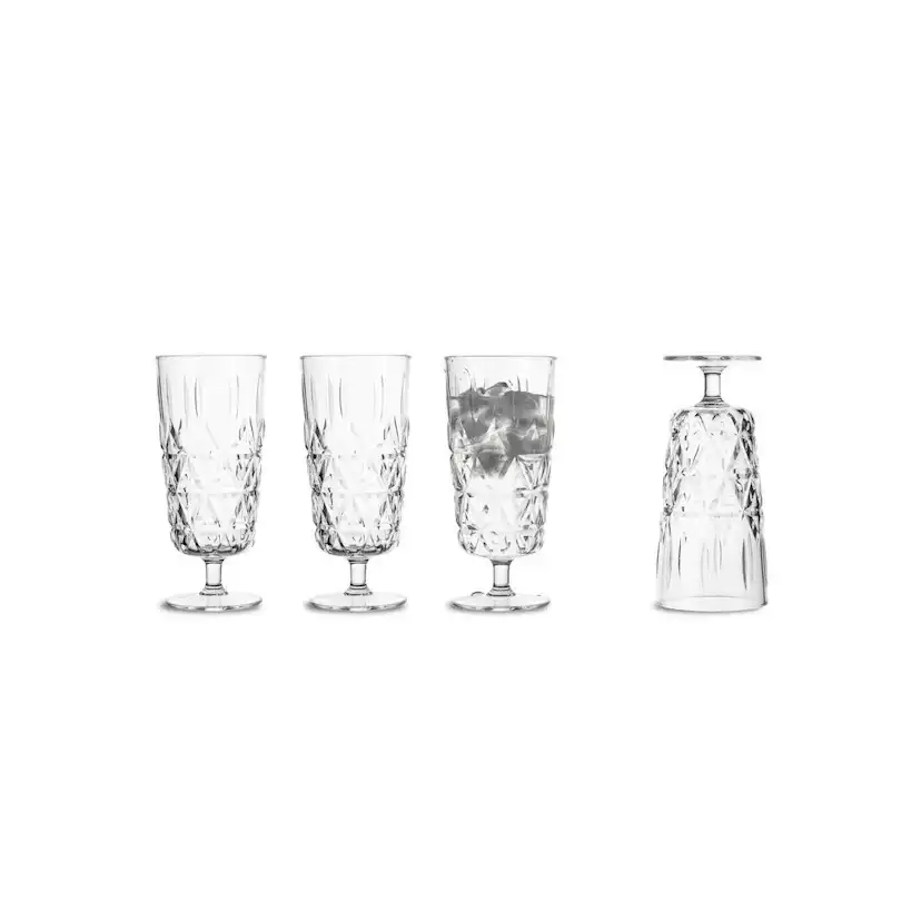 Champagneglas Sagaform Picknick Plast 4-Pack