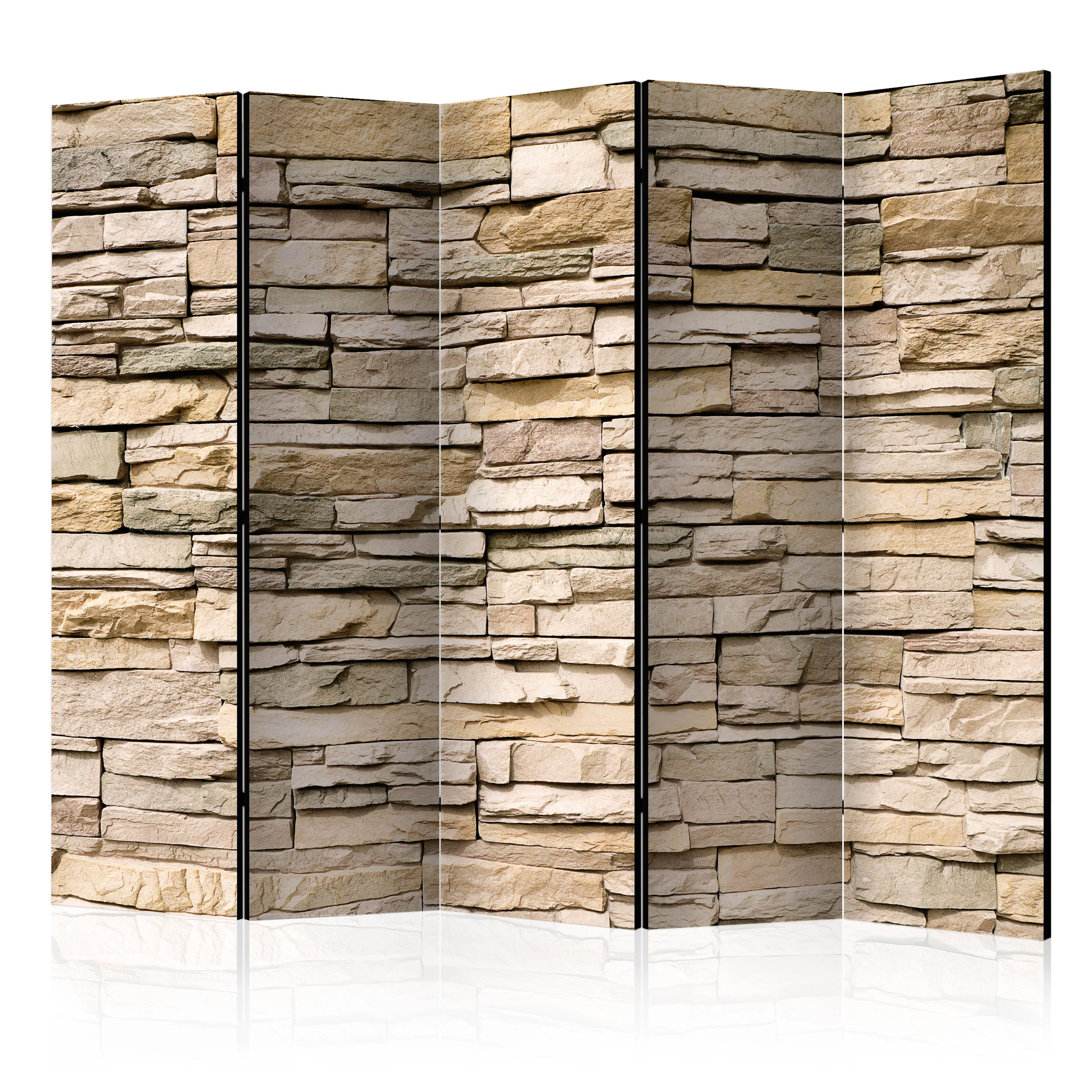 Rumsavdelare Skärmvägg Arkiio Decorative Stone II 225x172 cm