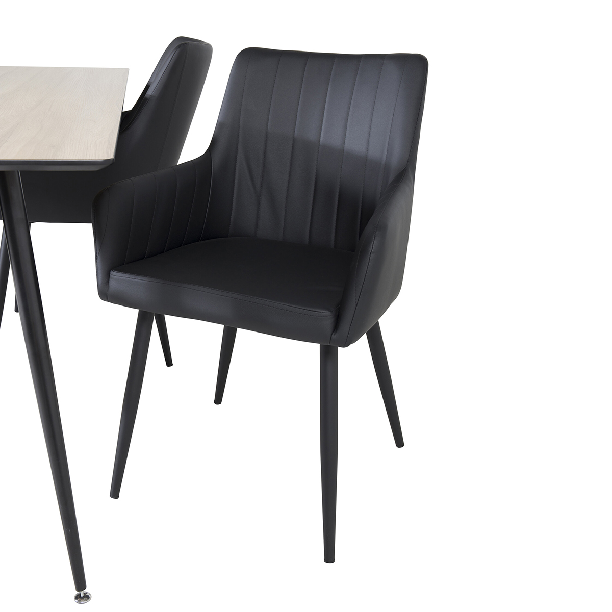 Matgrupp Venture Home Silar Ø120 cm med 4st Comfort Matstolar