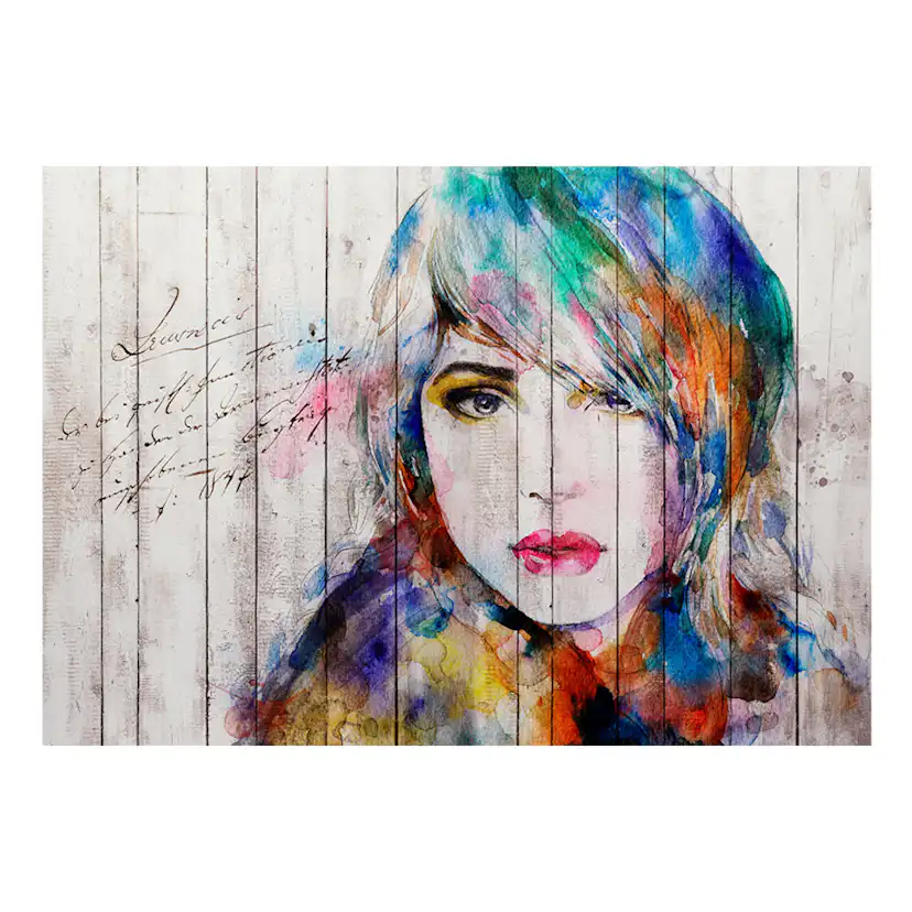 Fototapet Arkiio Wooden Portrait