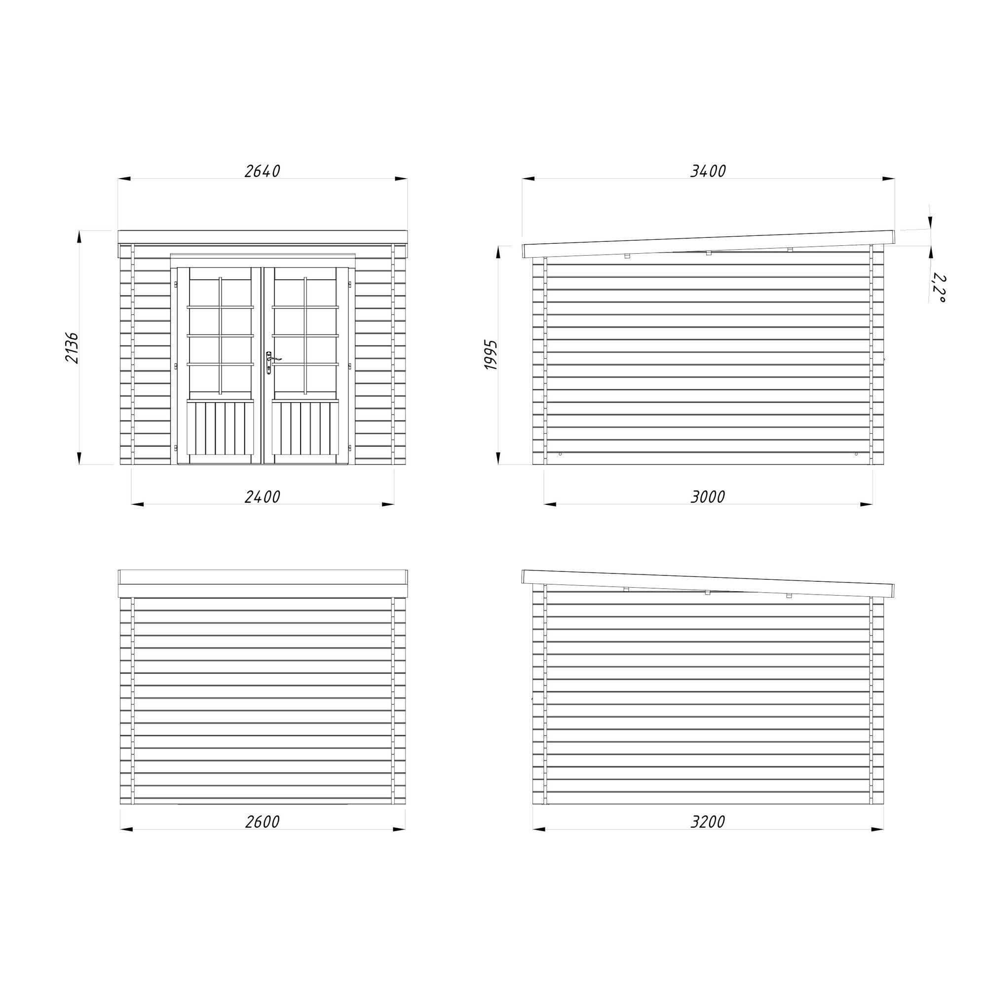 Ella 7,2 m2 (inv. 6,9 m2) Obehandlad