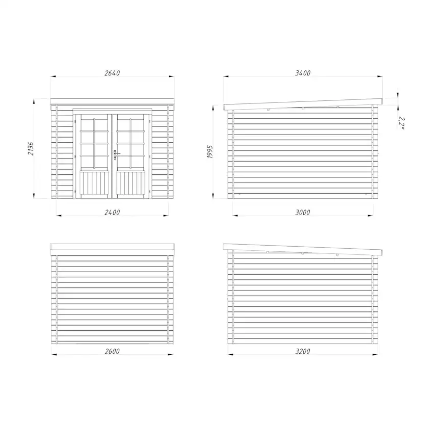 Ella 7,2 m2 (inv. 6,9 m2) Obehandlad