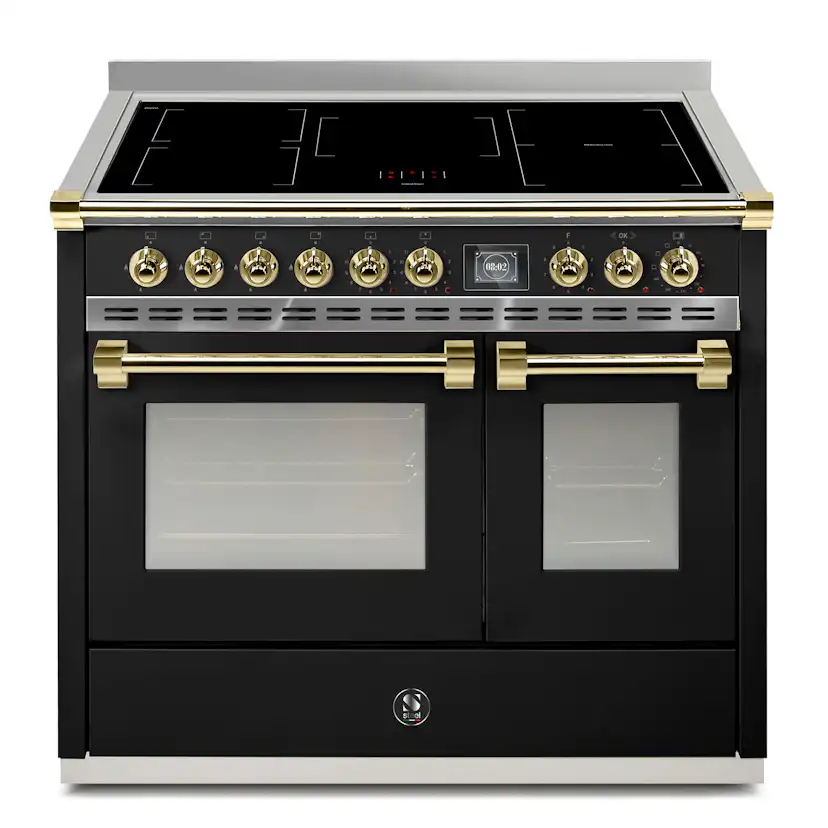 Induktionsspis Steel Ascot Combi-Steam 100cm med Två Ugnar
