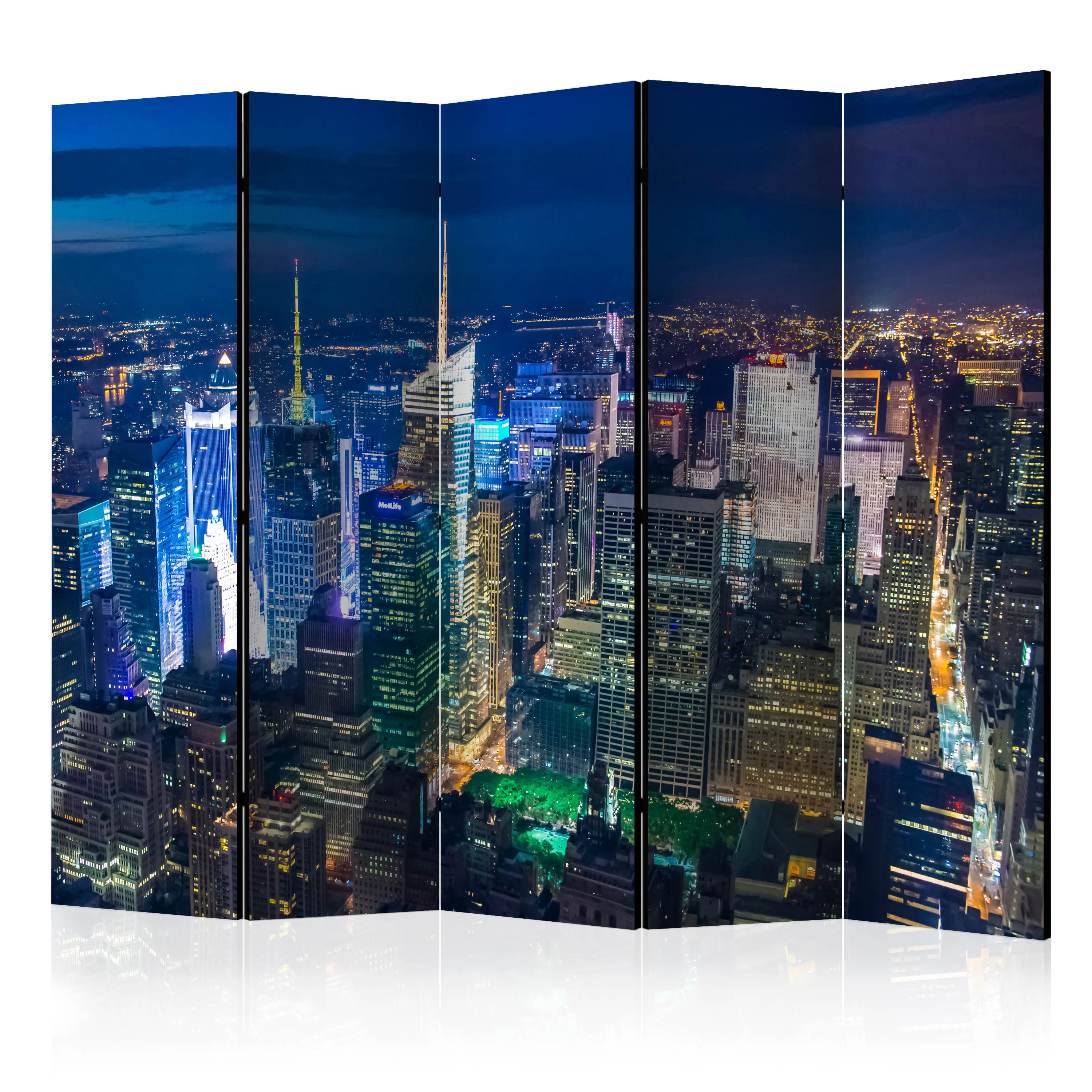 Rumsavdelare Skärmvägg Arkiio Manhattan Night II 225x172 cm