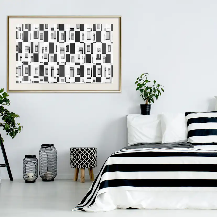 Poster Artgeist Affisch Abstract Windows