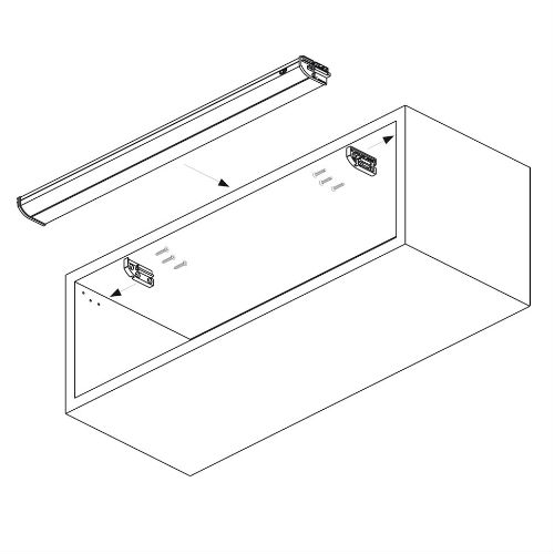 LED-profil Beslag Design Lådbelysning Leaf DR