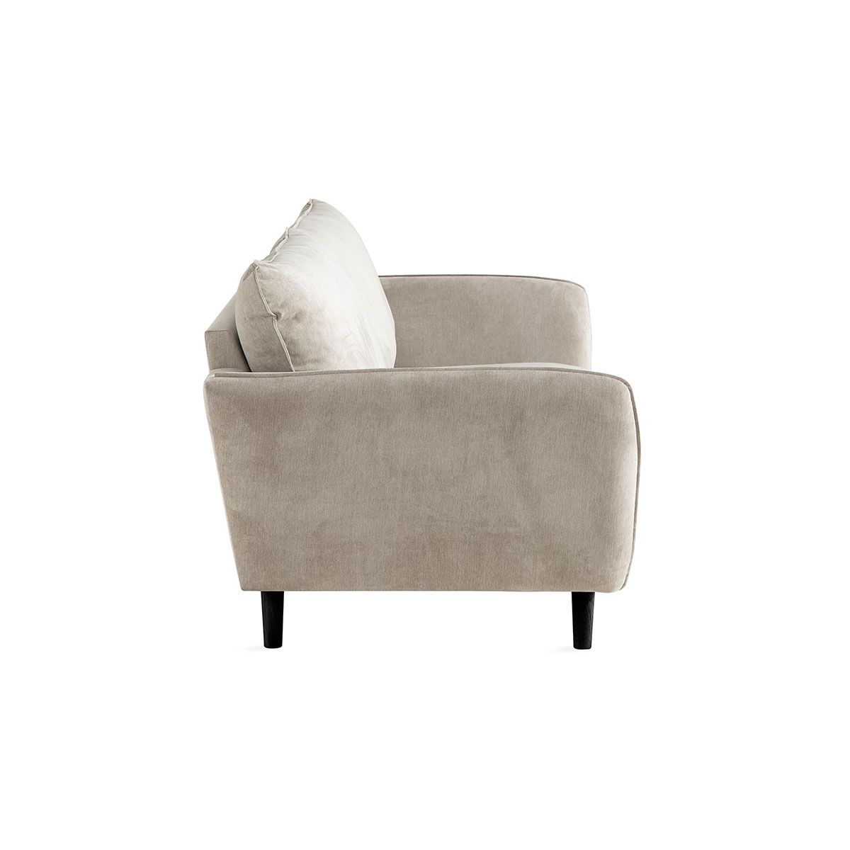 Trend Lyx 3-sits Soffa Beige, Svarta ben