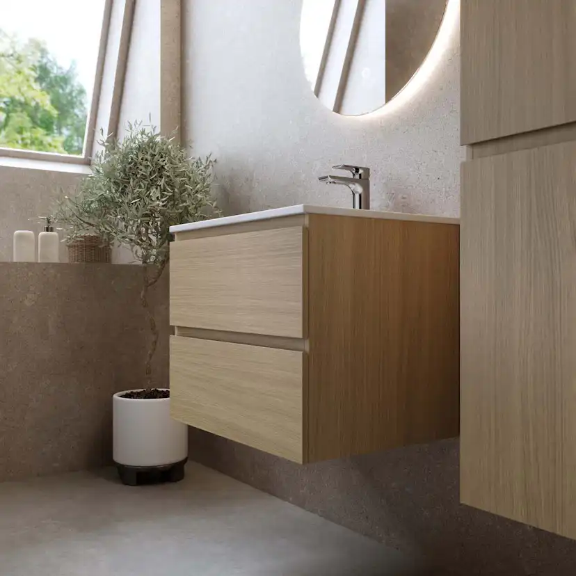 Tvättställsskåp Bathlife Eufori Ljus Ek