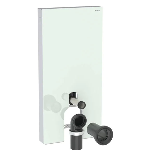 WC-Fixtur Geberit Monolith för  Back-to-wall Toalettstol 101 cmxMint/Glas
