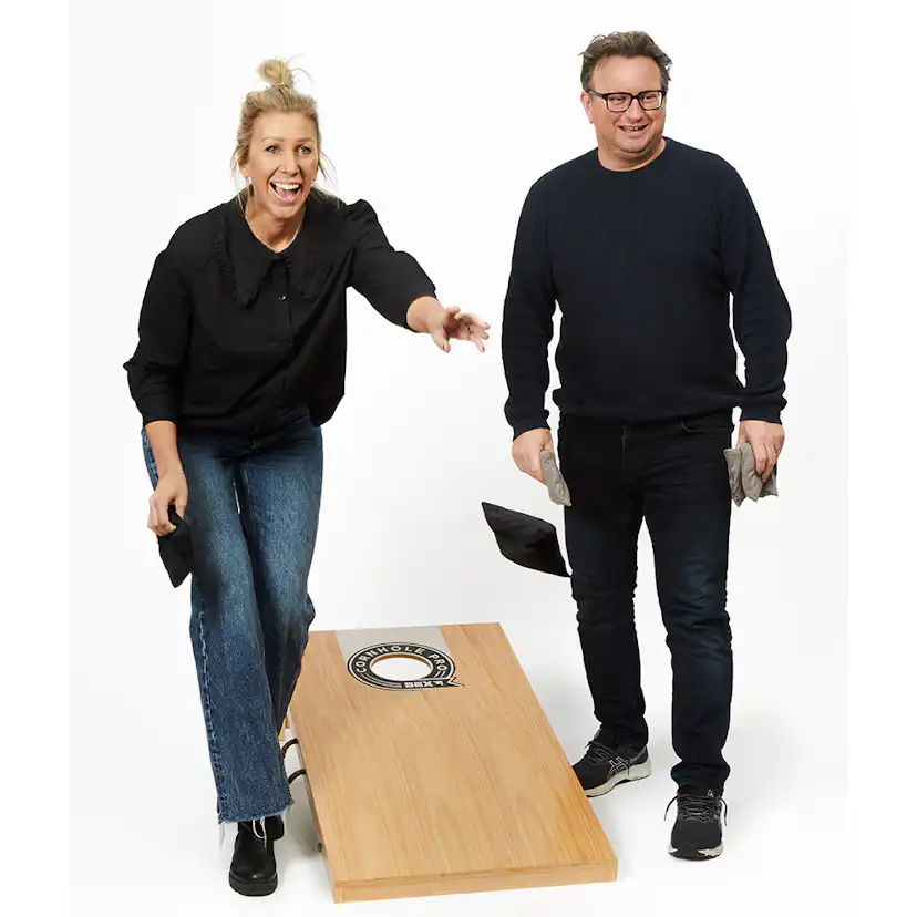 Utomhusspel Bex Pro Cornhole-set i Trä