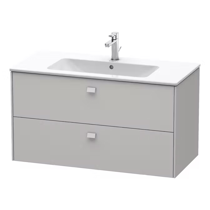 Duravit Brioso Möbelpaket Betonggrå matt, Bredd: 1300 mm