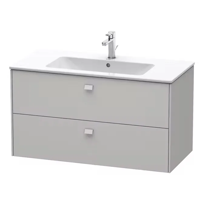 Duravit Brioso Möbelpaket Betonggrå matt, Bredd: 1300 mm