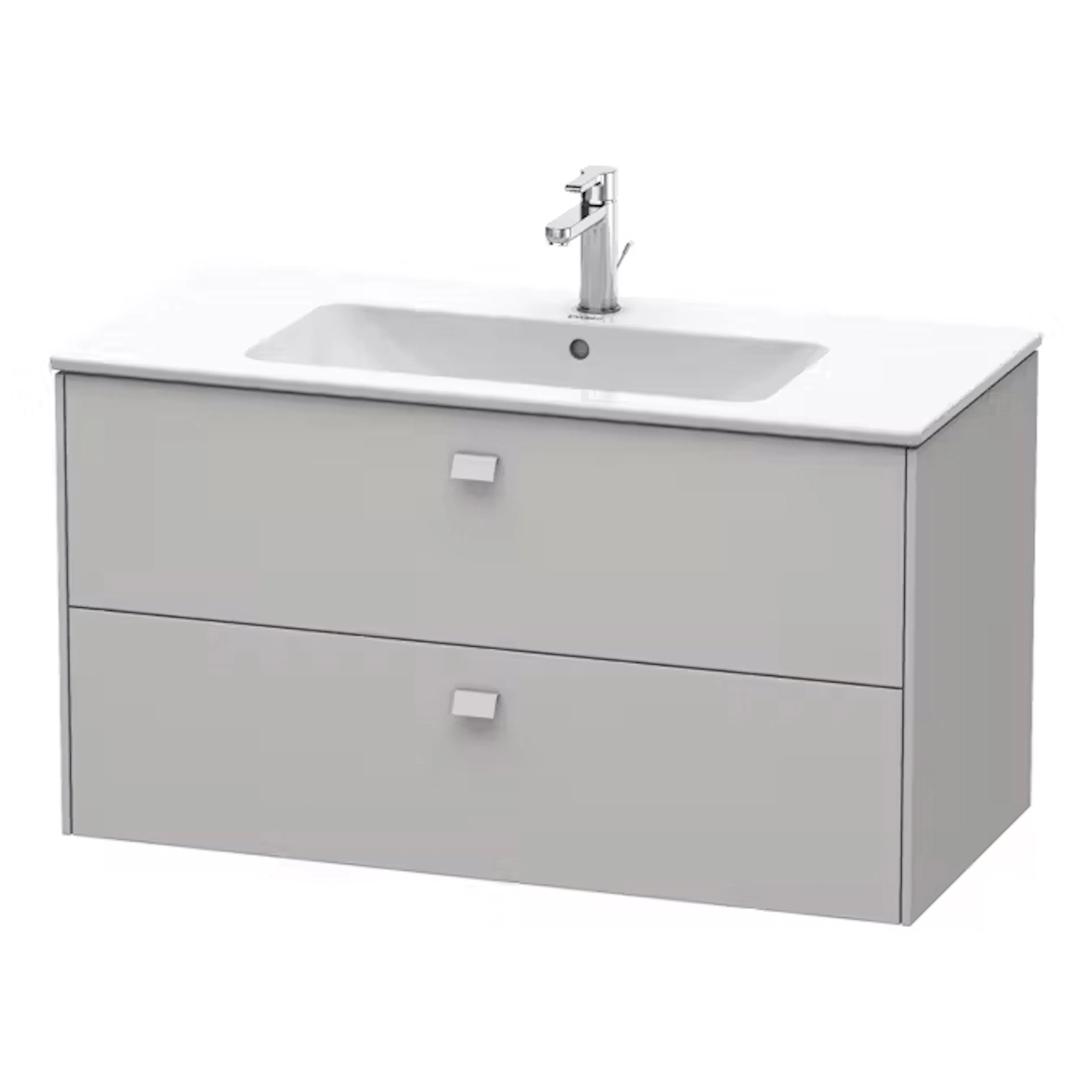 Duravit Brioso Möbelpaket Betonggrå matt, Bredd: 1300 mm