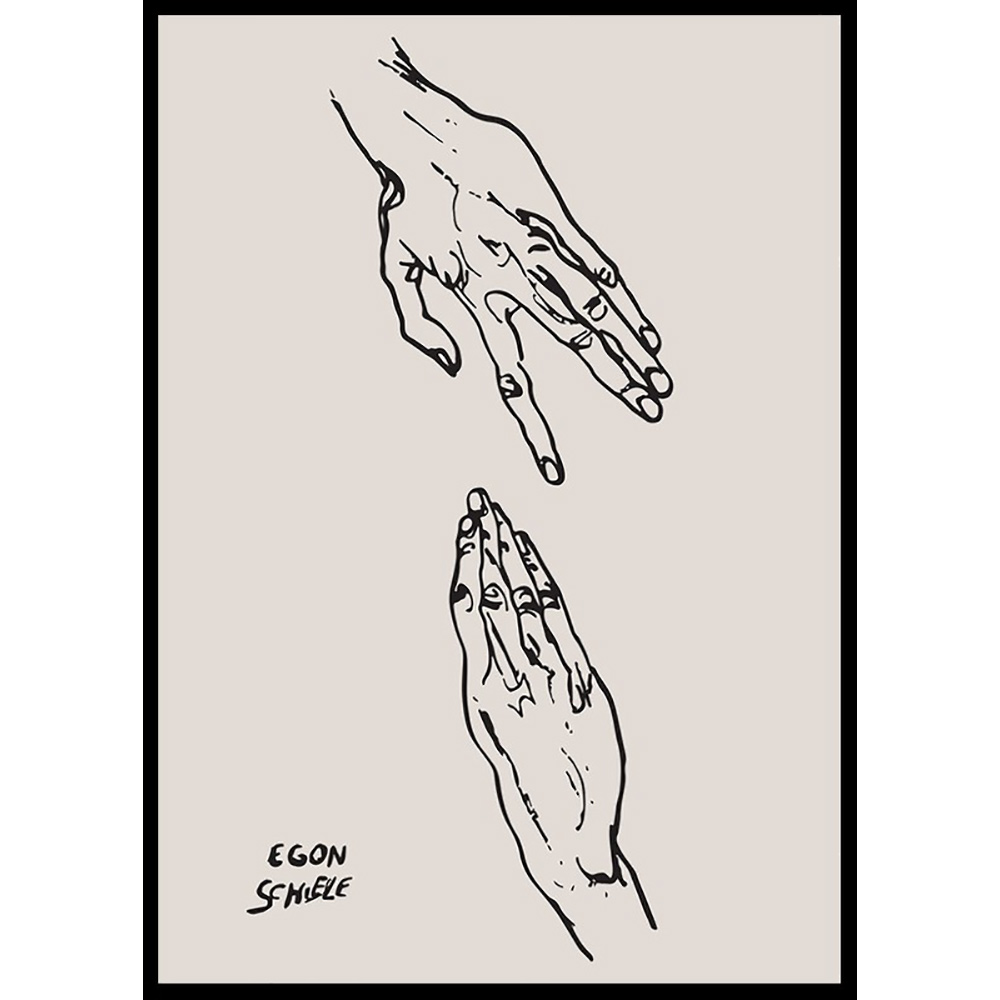 Poster Gallerix Egon Schiele Art Hands