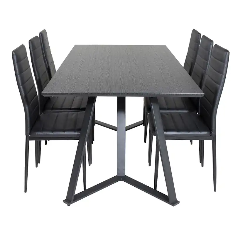 Matgrupp Venture Home Madde med 6 Sly Stolar