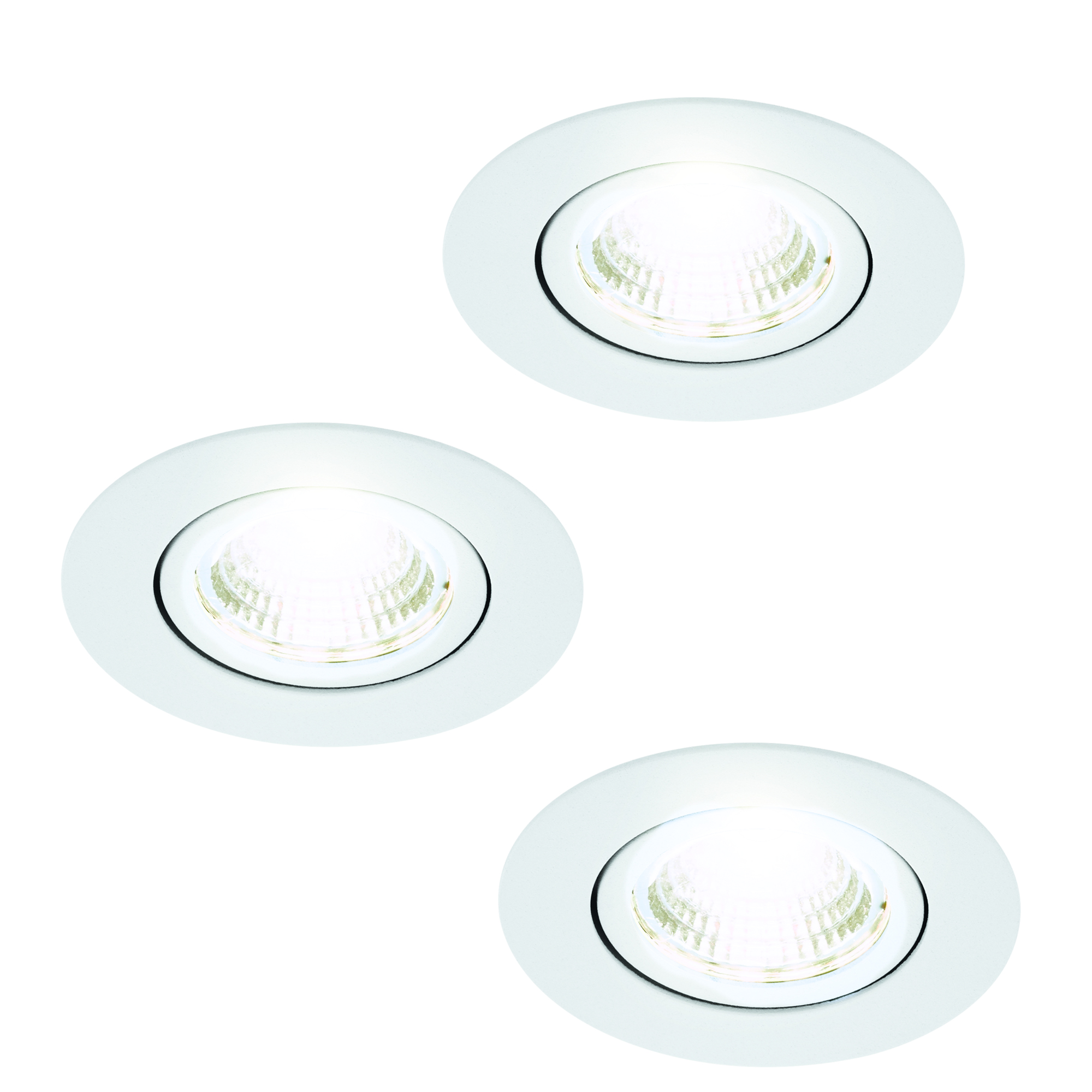 Infälld Lampa Eglo Saliceto Mobil Vit 4000K Set om 3
