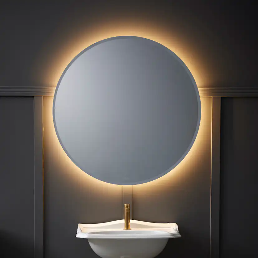 Badrumsspegel Miller Badrum Ambient DIM Classic Rund