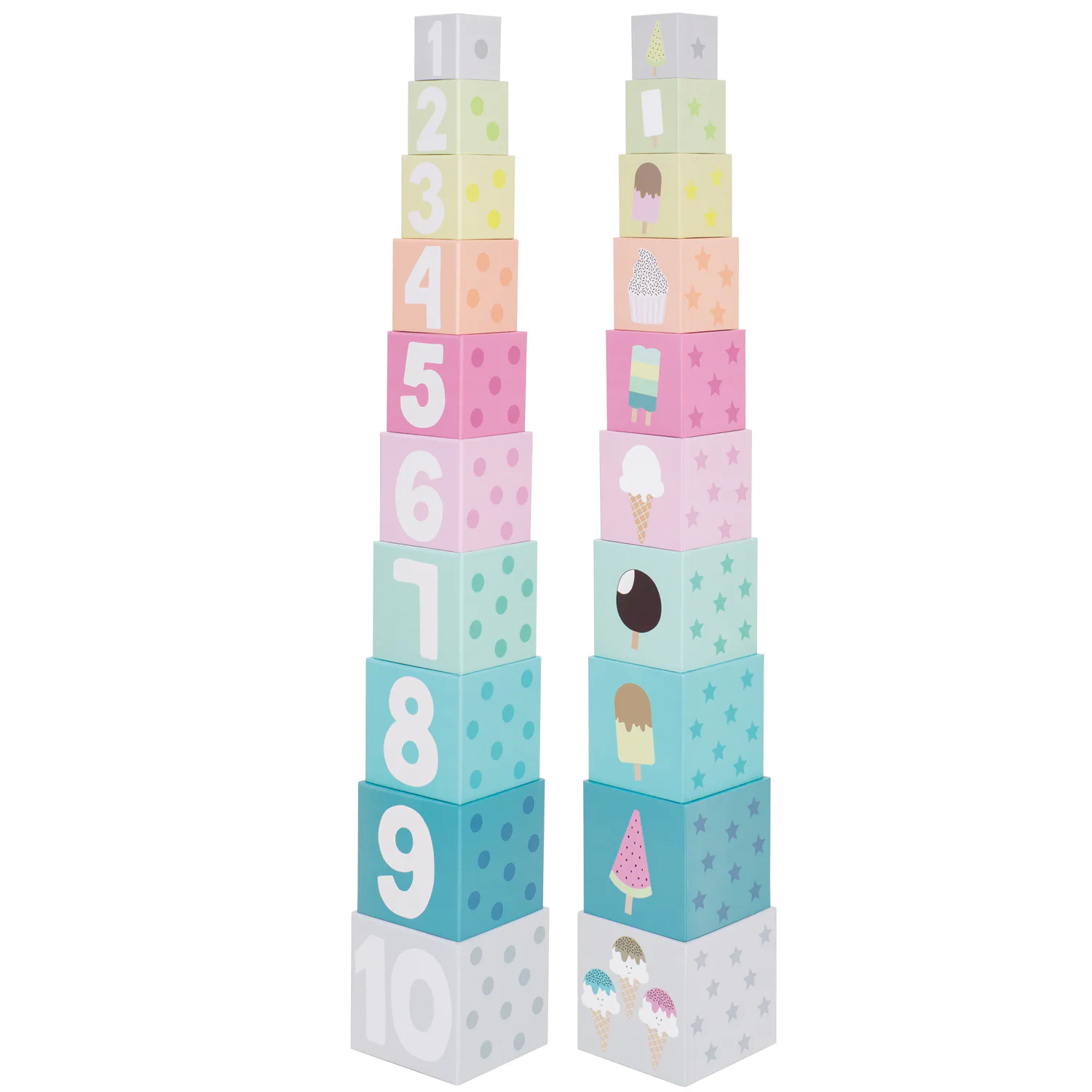 Stapelbar Kub Jabadabado Glass 1-10