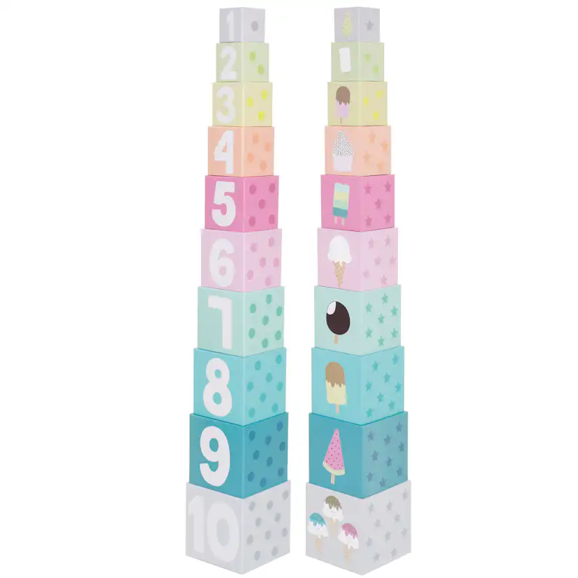 Stapelbar Kub Jabadabado Glass 1-10