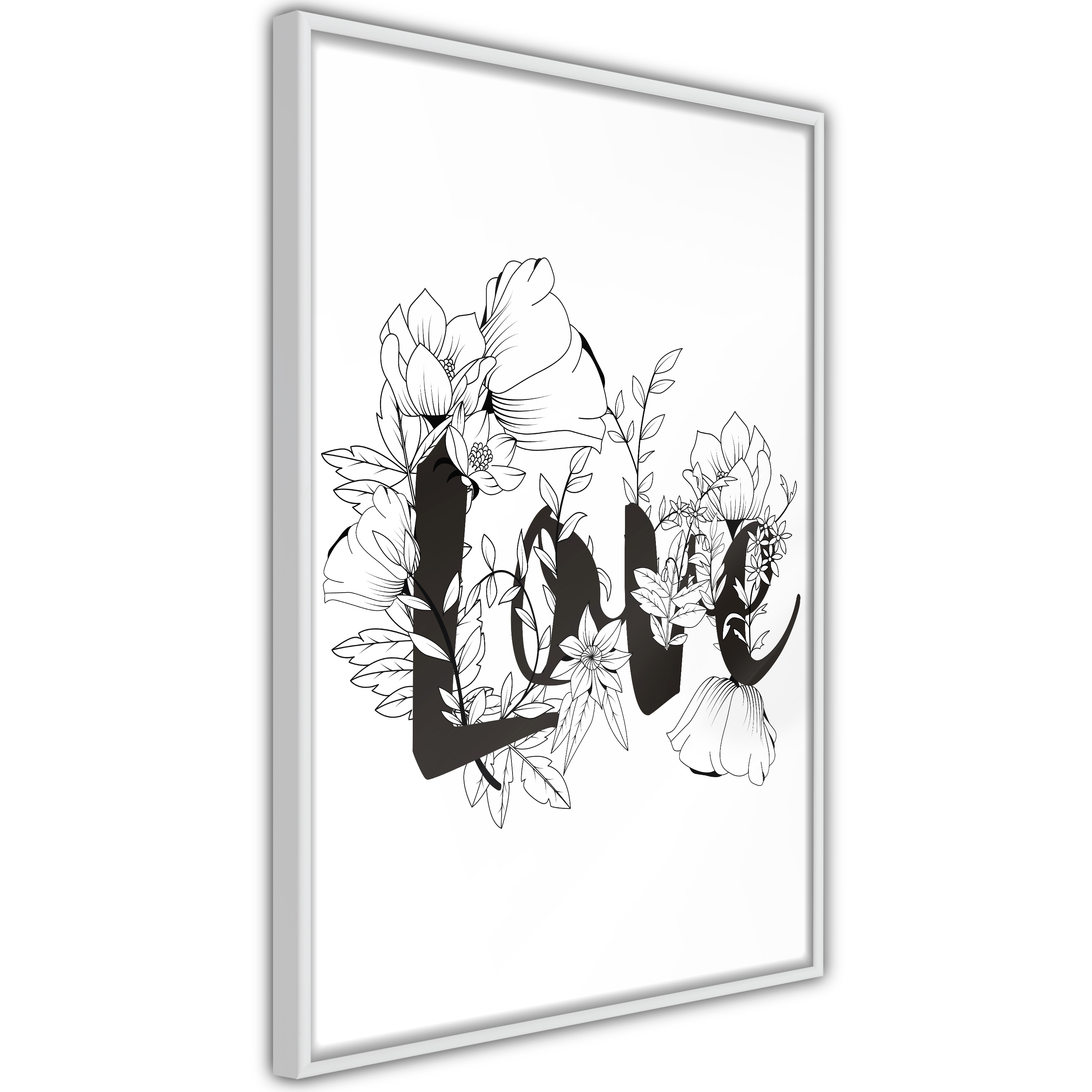 Poster Artgeist Affisch Love With Flowers