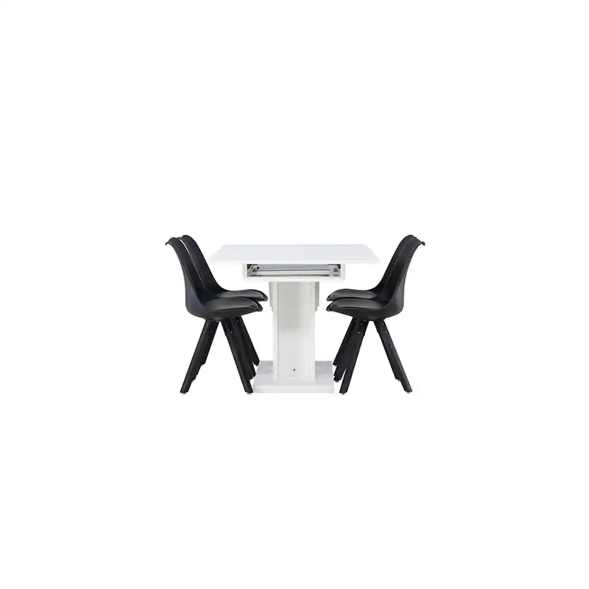 Matgrupp Venture Home Pluto med 4 Zeno Stolar