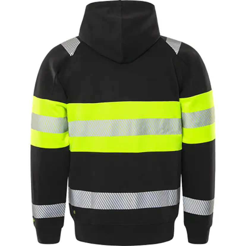 Varsel sweatshirt-jacka Fristads Stiby med Huva 7532 GKC, klass 1
