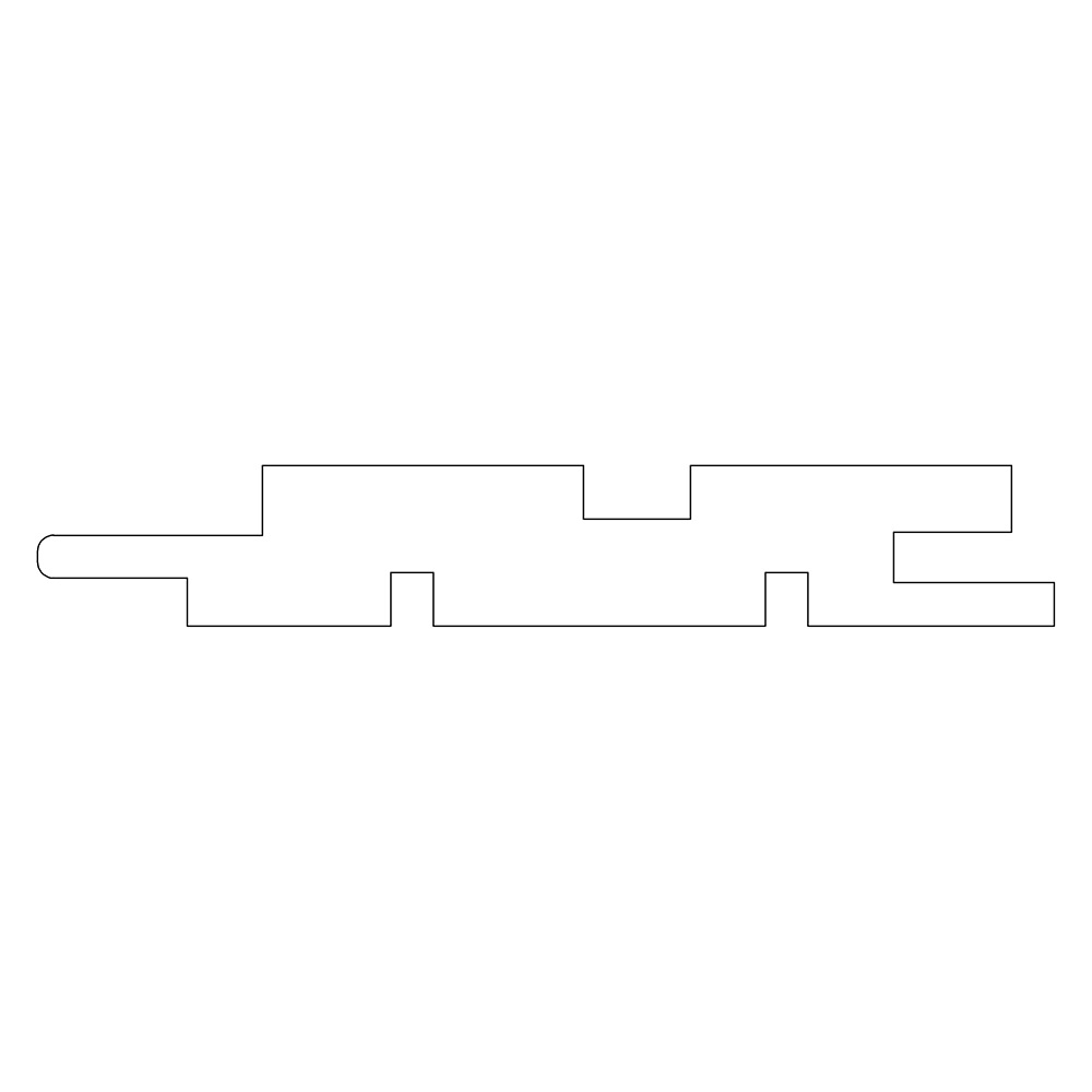 Ribbpanel CENT Ändspontat 15x95x2380 mm