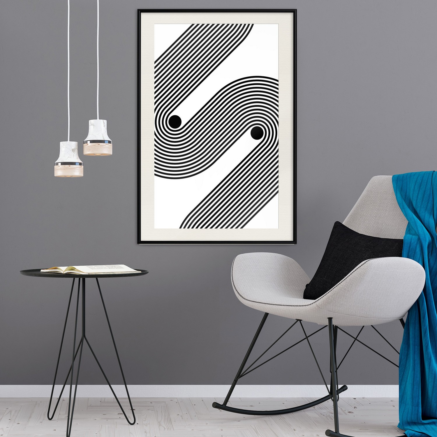 Poster Artgeist Affisch Monochrome Symphony