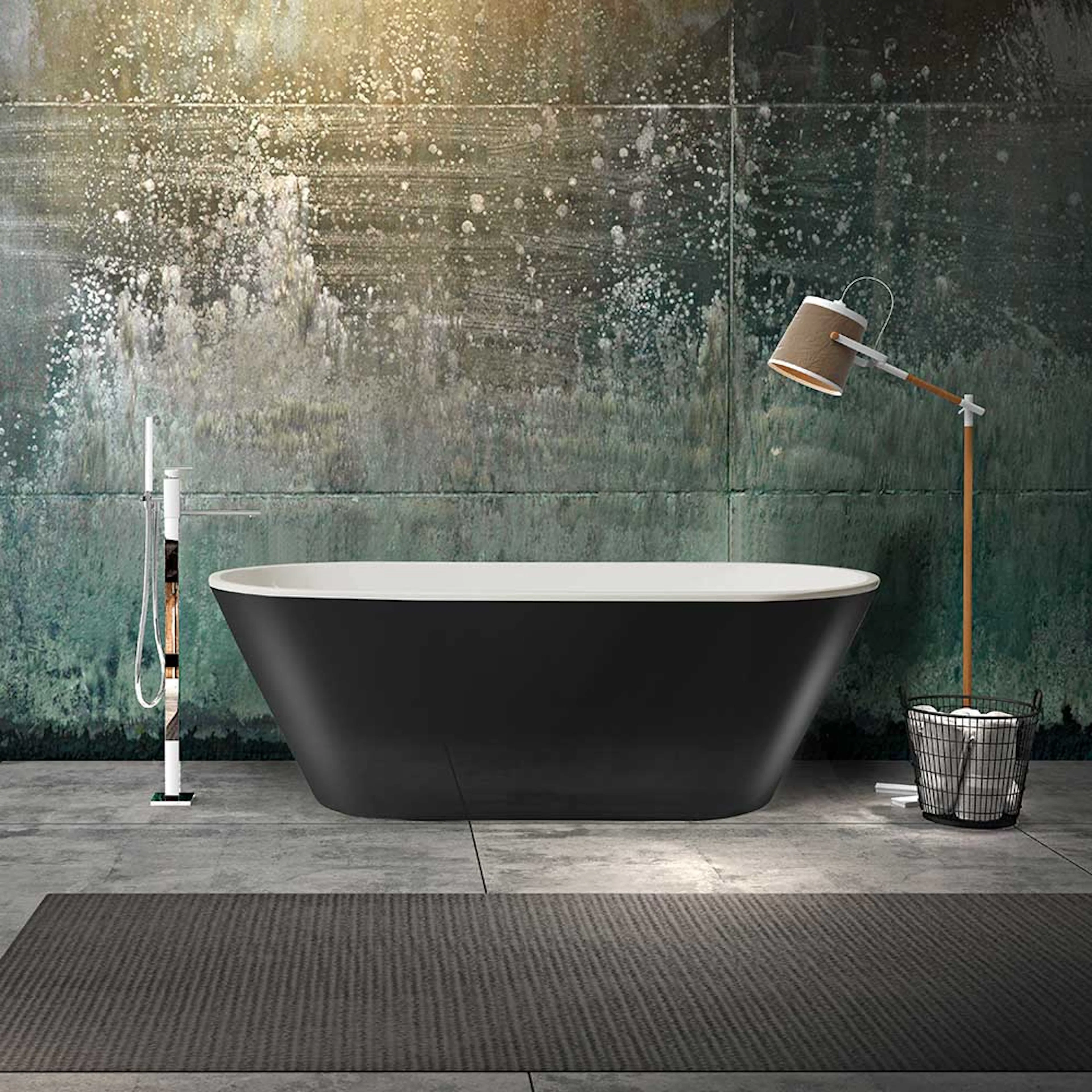 Badkar Bathlife Balans Svart