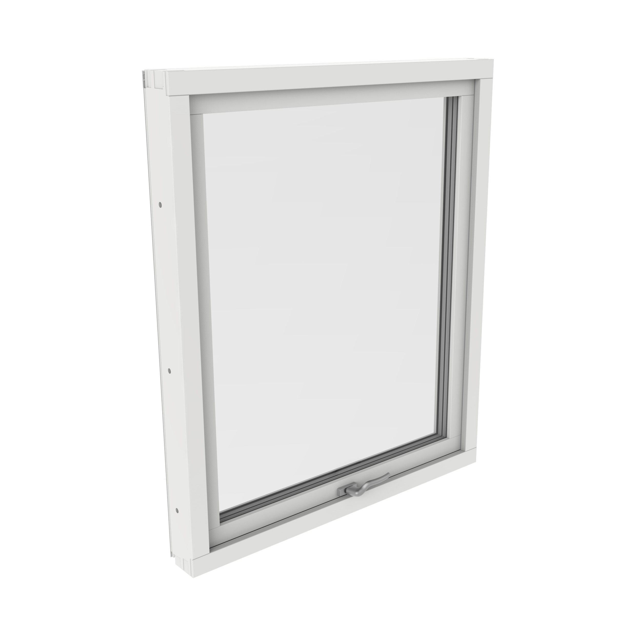 Vridfönster Outline 3-Glas Aluminium