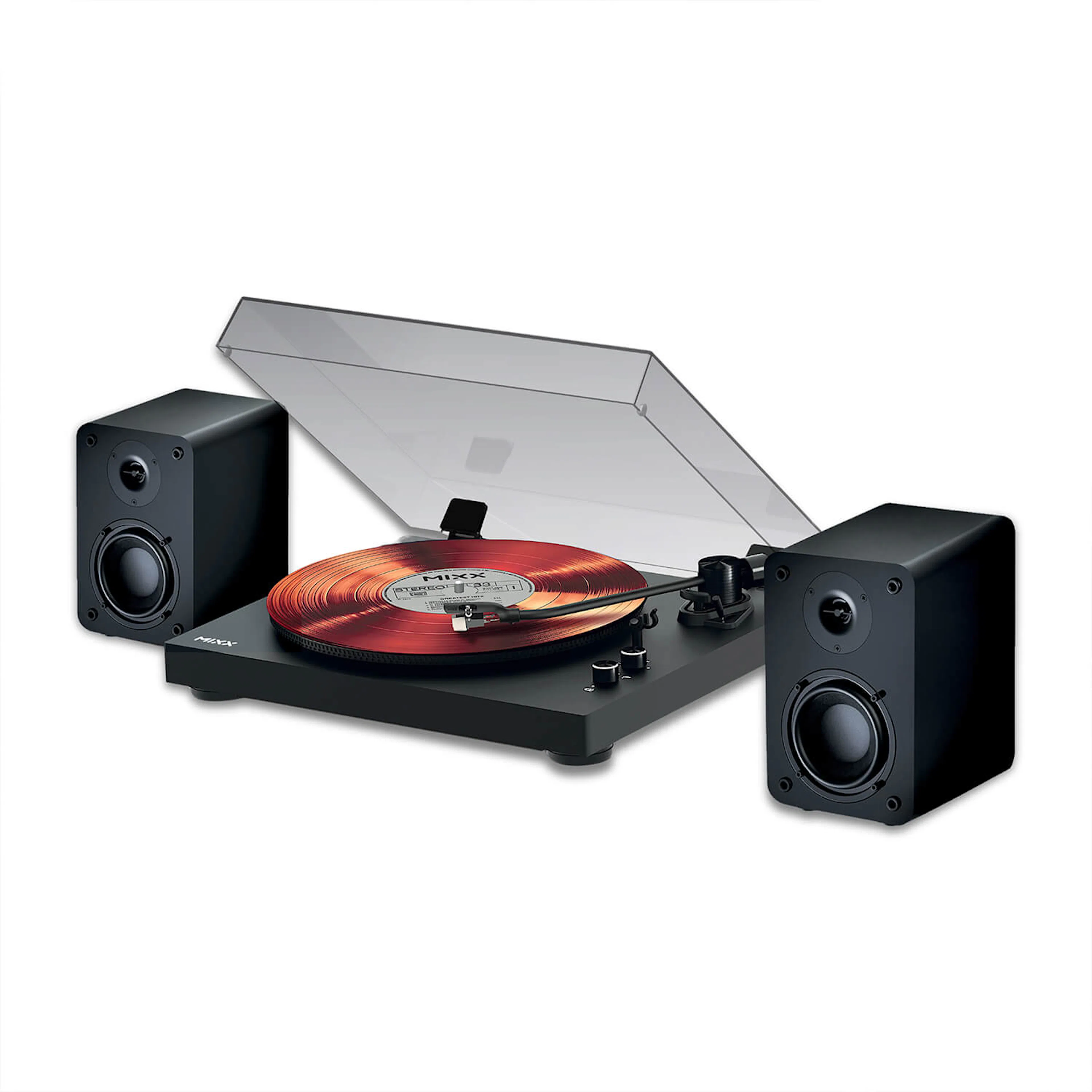Vinylskivspelare MIXX Inklusive Högtalar System 5 Stereo