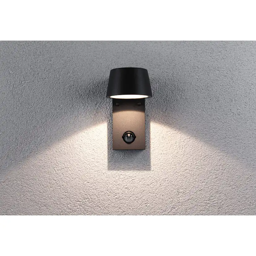 Fasadbelysning LED Paulmann Capea IP44 230V Design: med Skymningsstyrd Rörelsedetektor, Ljus: Soft White