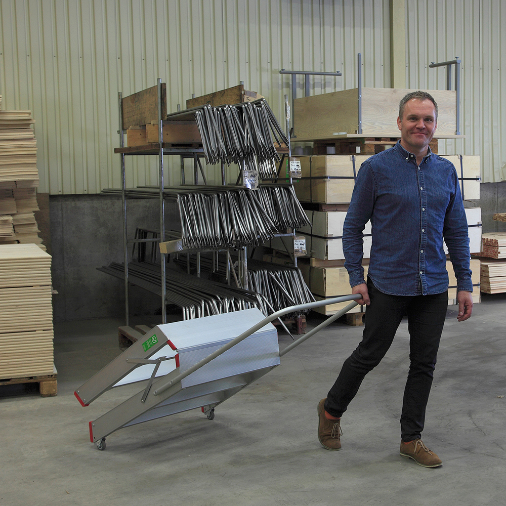 Arbetsbock Laggo Räcke & Hjul