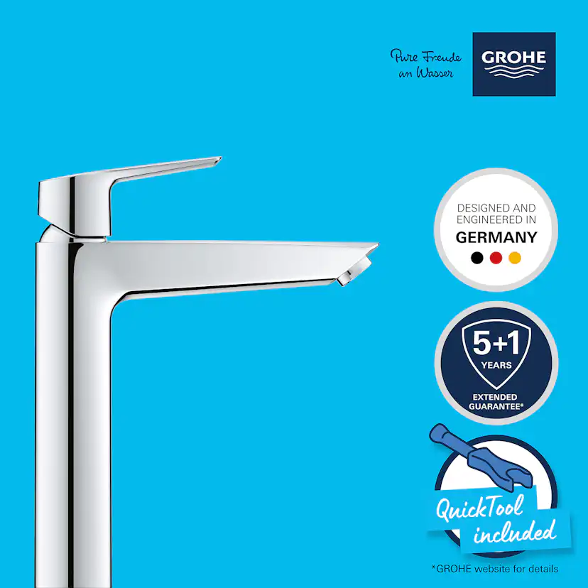 Start Tv.blandare XL Push-Open KS 5,7l Krom