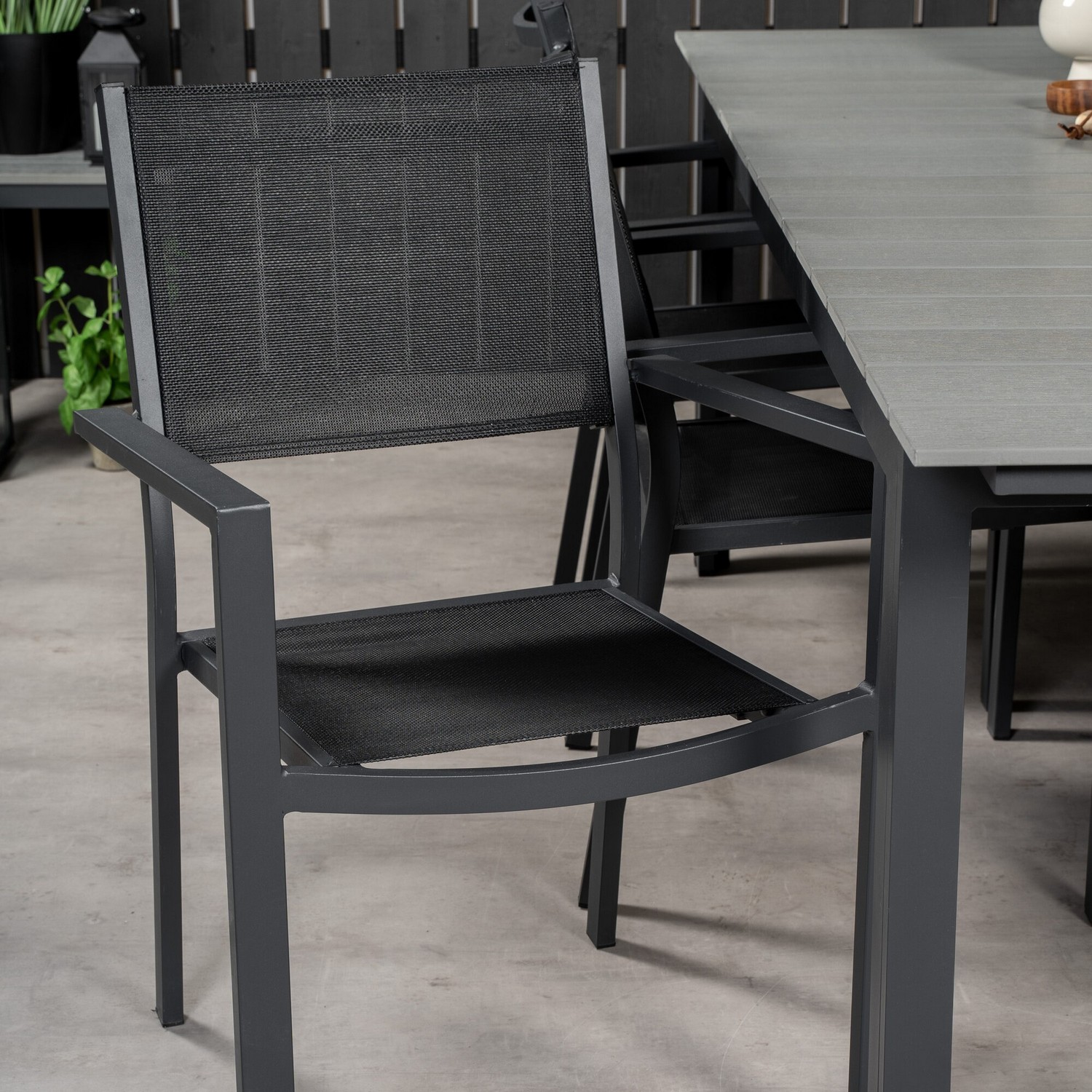 Matgrupp Venture Home Lova 224/324 med 6 Copacabana Karmstolar