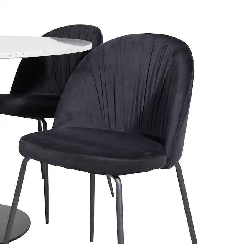 Matgrupp Venture Home Roxanna med 4 Wrigley Stolar Runt