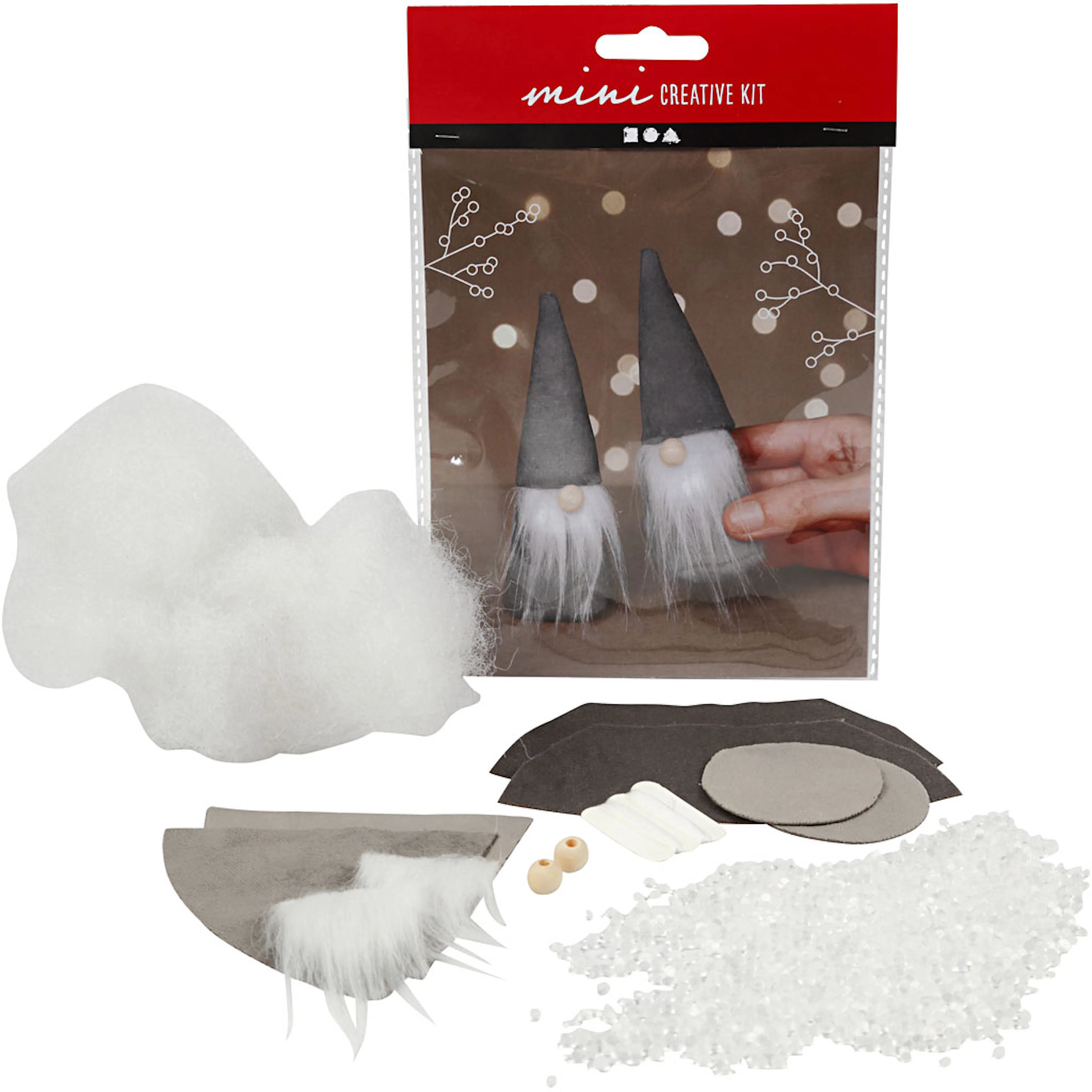 Materialset Creativ Company Kreativt Minikit Grå 2 St/ 0 Set