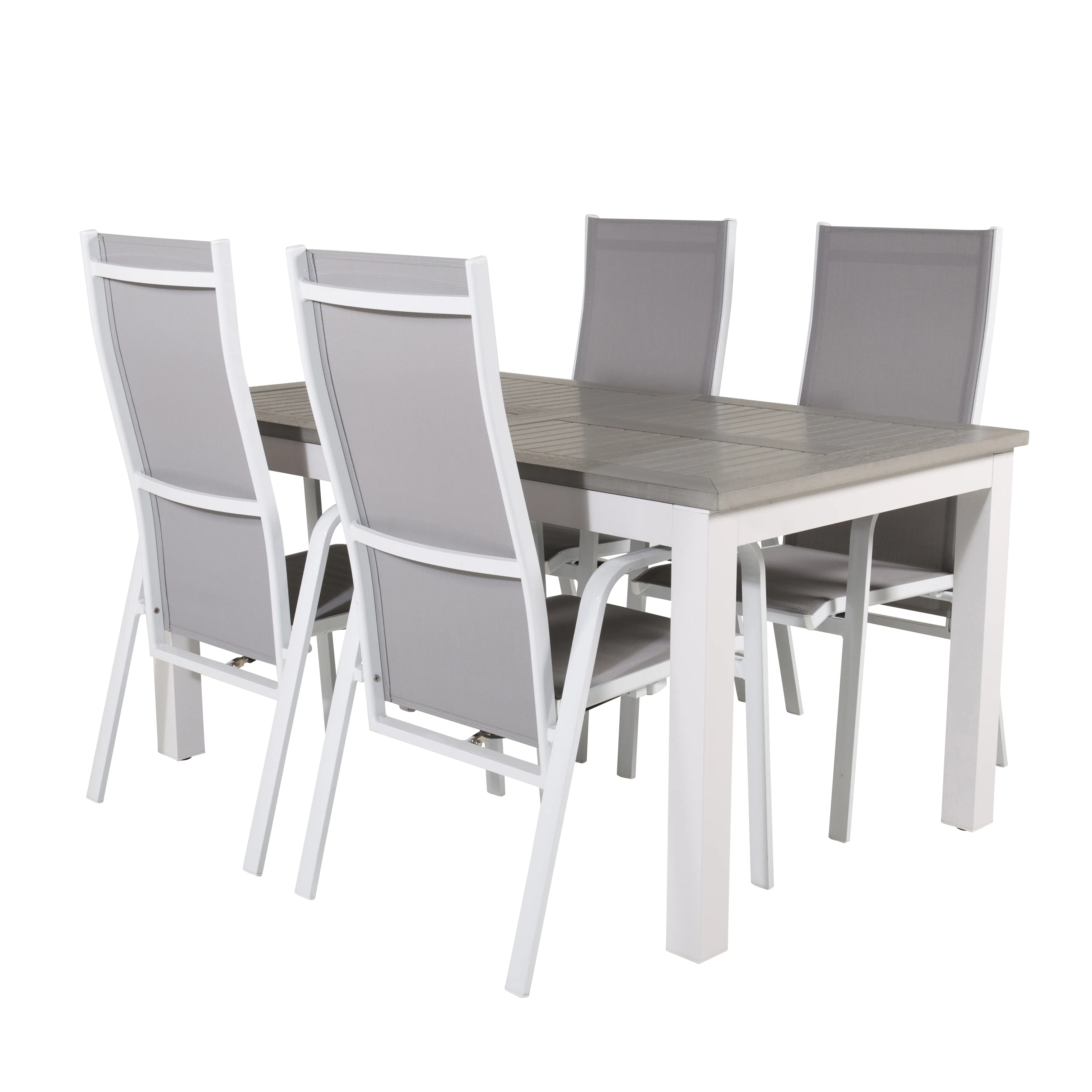 Matgrupp Venture Home Aleyna 160/240 med 4 Copacabana Matstolar