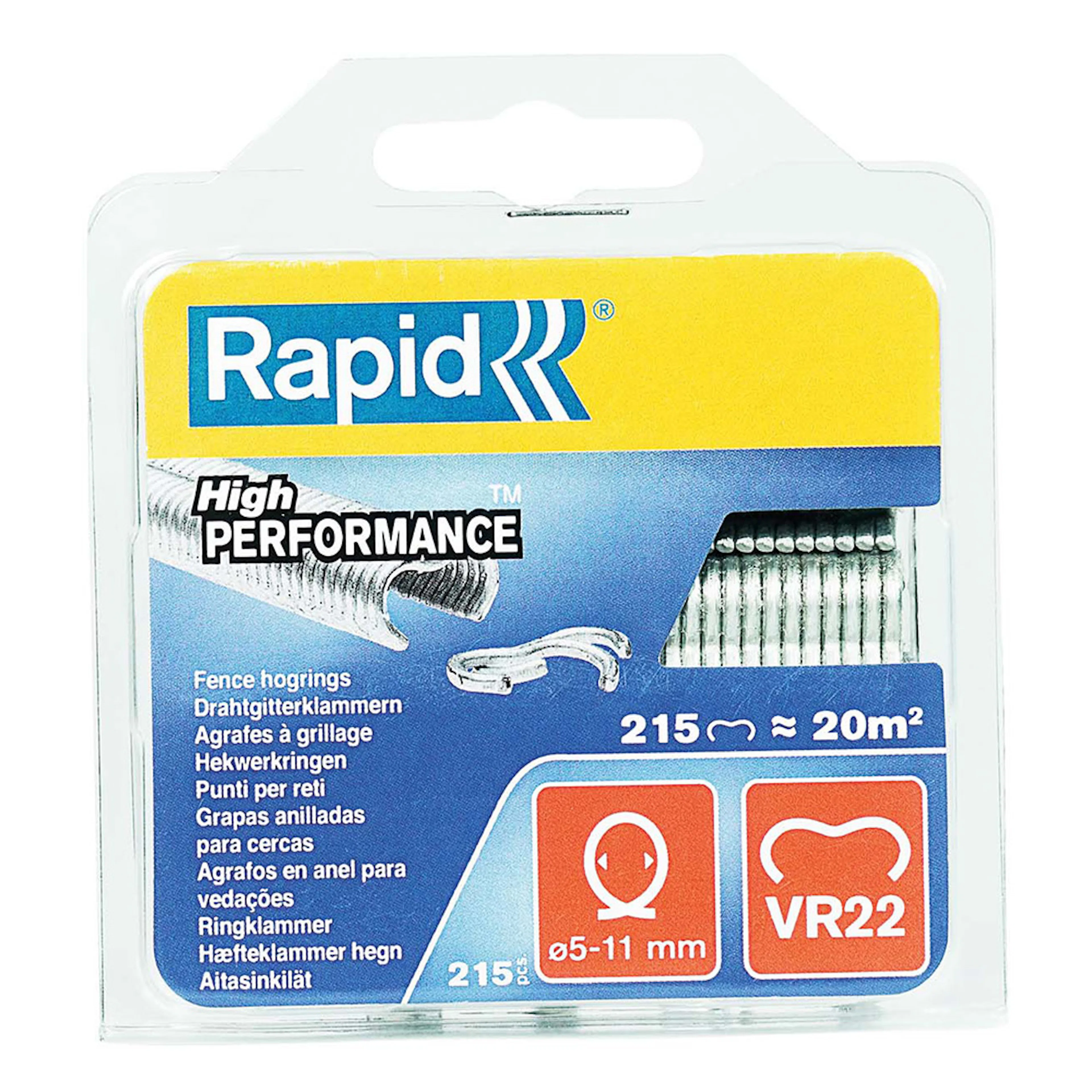 Klammer Rapid VR22 Galv 0,215 MLE