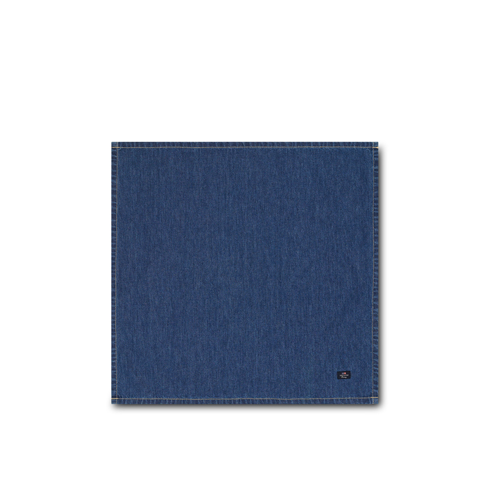 Tygservett Lexington Icons Denim Blue 50x50cm