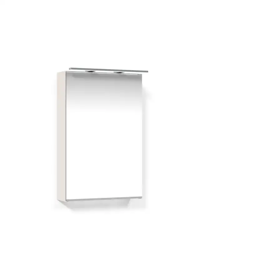 Crown Spegelskåp 45 Höger Beige Rampbelysning Bredd: 450 mm, Beige, Höger, Utan Förstoringsspegel