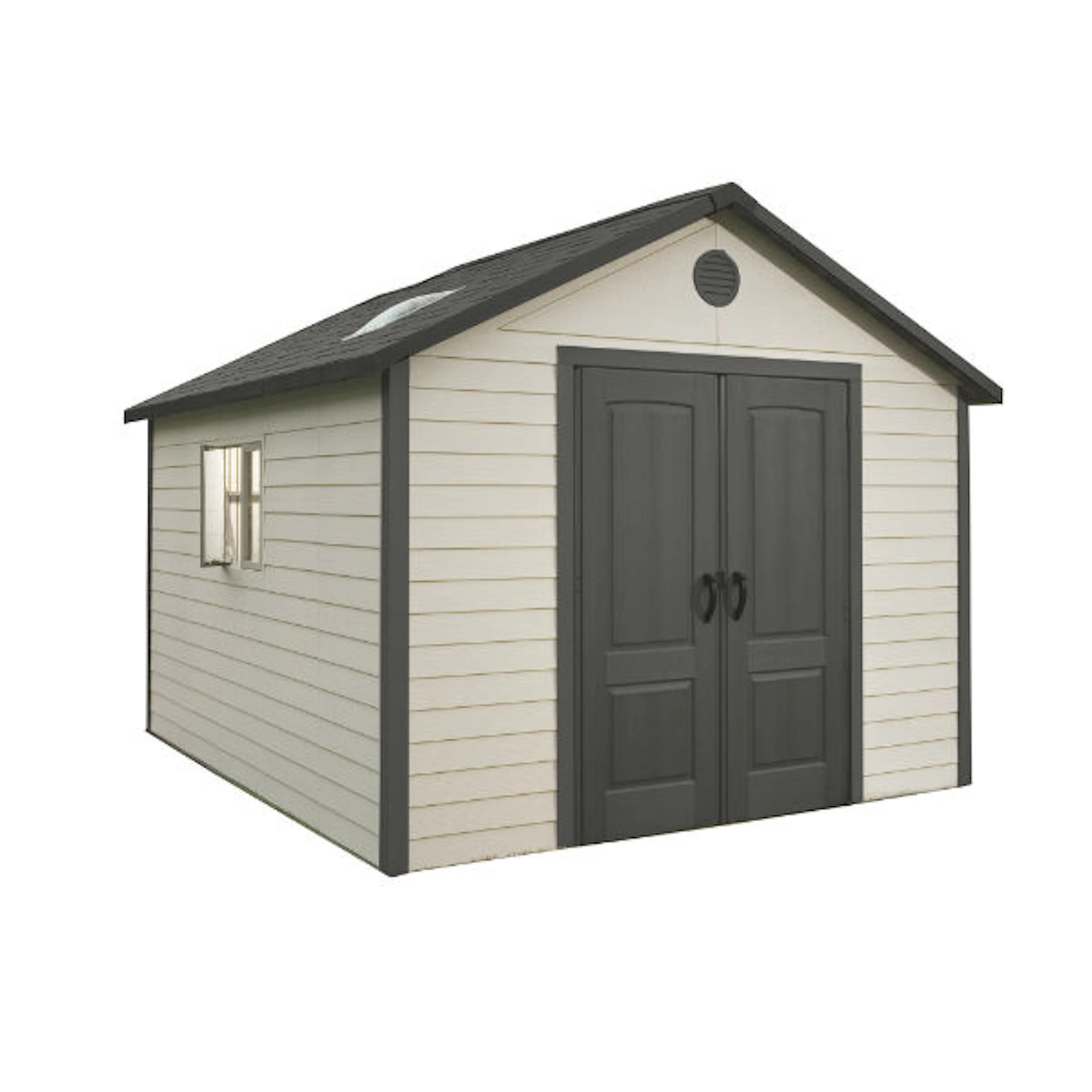 Förvaringsbod GOP Vermont Vit/Brun 11,2 m2