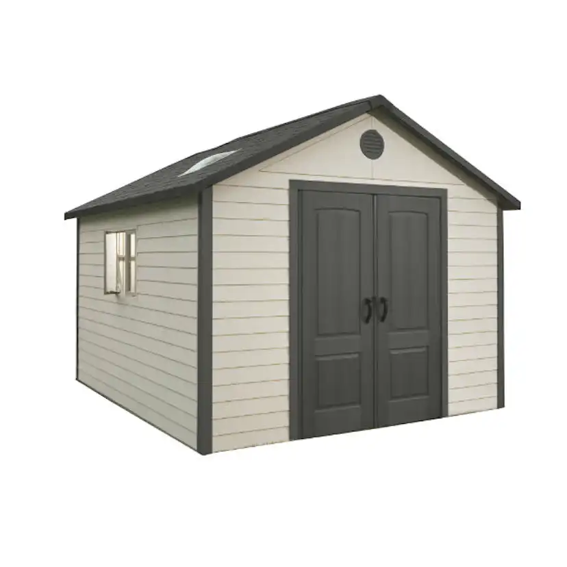 Förvaringsbod GOP Vermont Vit/Brun 11,2 m2