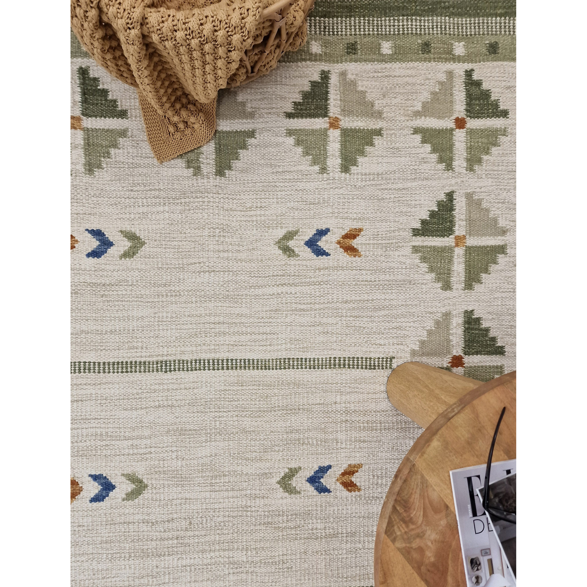Handvävd Matta KM Carpets Avesta Ull