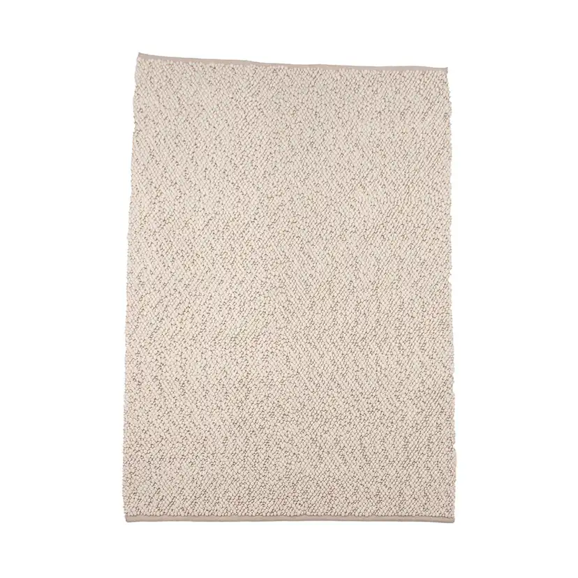 Jajru Wool - 300*200- -Rectangular-White 300x200 cm