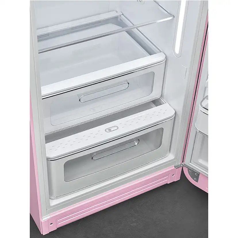 Kylskåp med frysfack Smeg FAB28RPK6 Rosa 50's Style