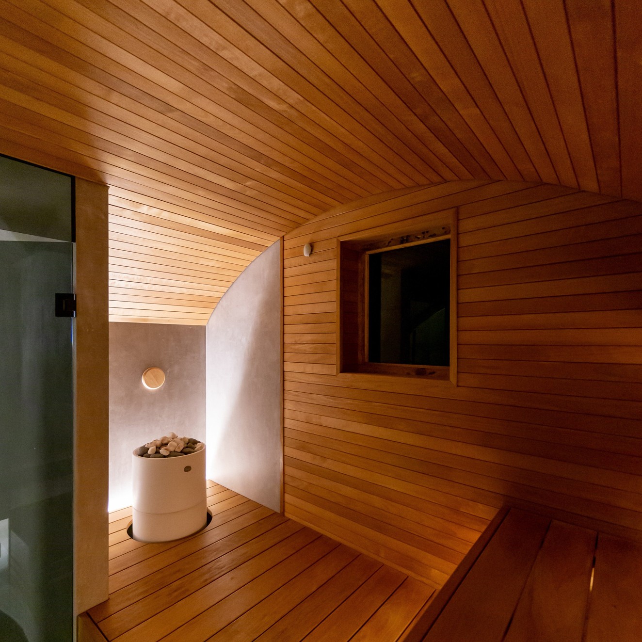Bastupanel Sauna Sweden STS4 Fingerskarvad Asp15x120x2400 mm 6st/pkt
