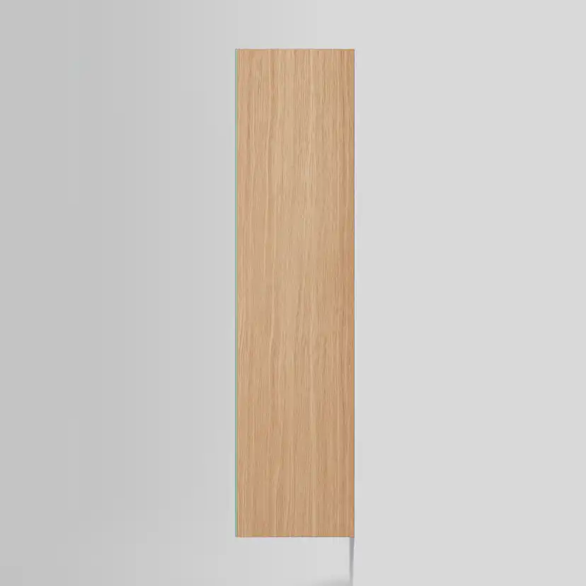 Högskåp TWIN 40,Natural Oak, 5 Hyllplan, Höger.400x1600x390 Bredd: 400 mm, Natural Oak, Höger utan Lådor