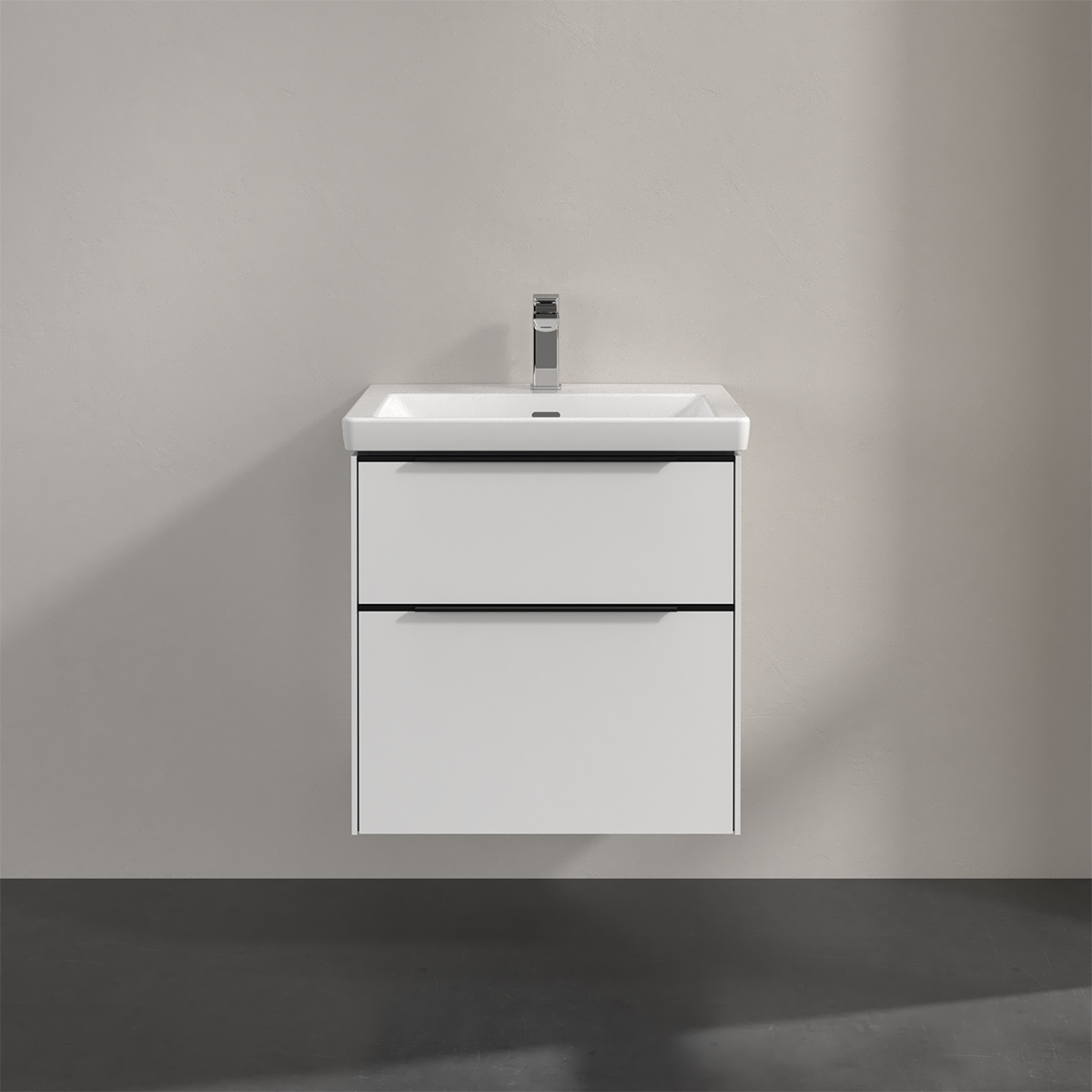 Tvättställsskåp Villeroy & Boch Subway 3.0 med 2 Lådor