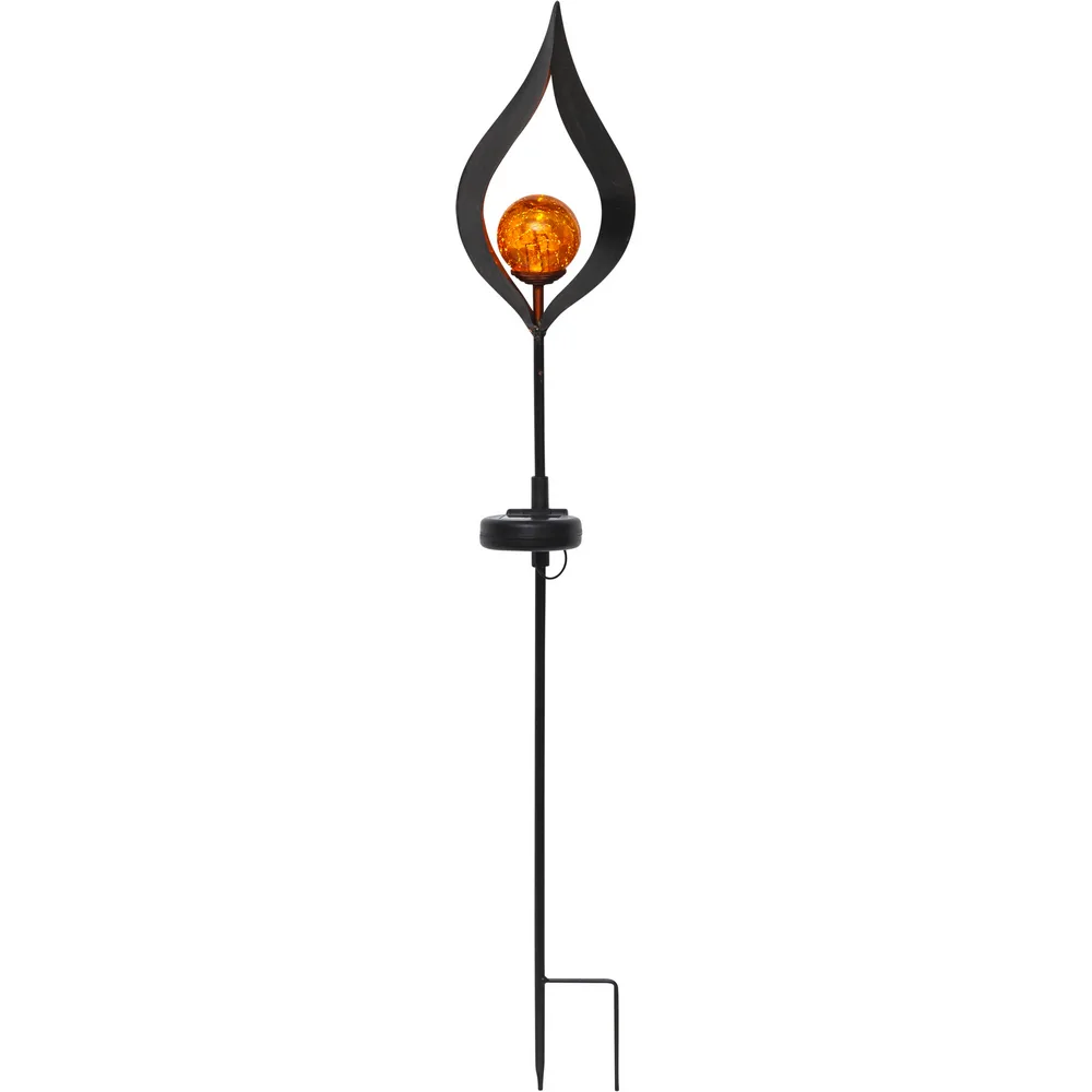 Solcellsdekoration Melilla Amber/Svart
